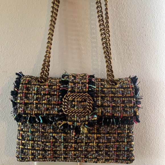 Kurt Geiger Handbags - Kurt Geiger London Kensington Mayfair Tweed Shoulder Bag